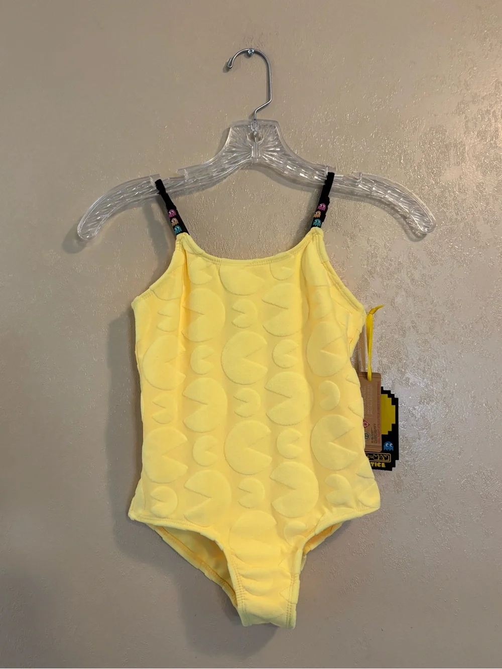 NWT Justice *Bundle of 2* girls Pacman swimsuit and Flutter shorts sz 7/8